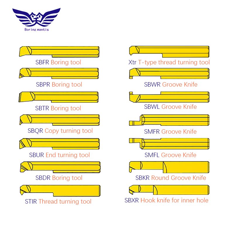 Accept customized solid mini boring bar metal machine small bore carbide turning cutter tiny tool micro boring tools