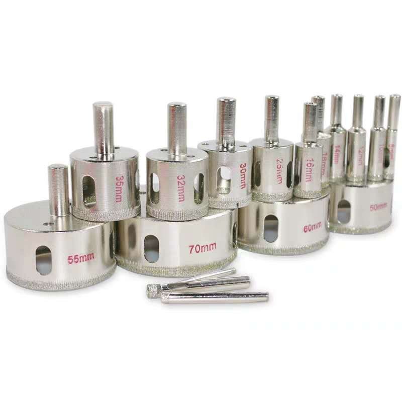 5 Mm -130mm M14 Thread Vacuum Brazed Core Drill Bits Hole Saw Drilling Cutter Diamond Drill Bit For Porcelain Tile Marble