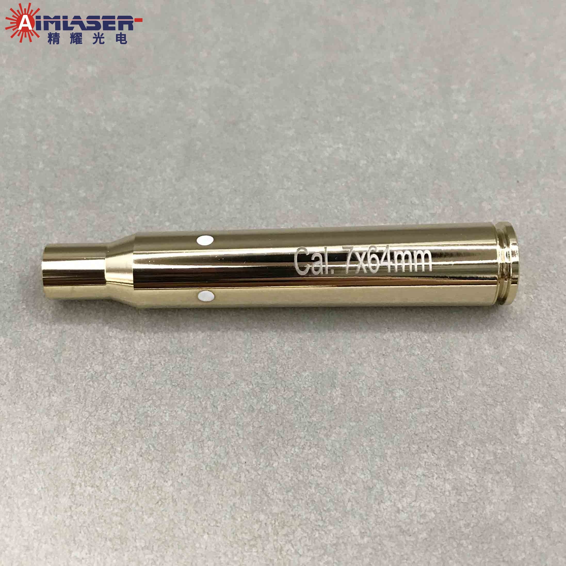 7x64mm Laser Calibrator Gold Plated for Gun Sight Alignment Calibration and Optic Scope Precision Zeroing Sighting