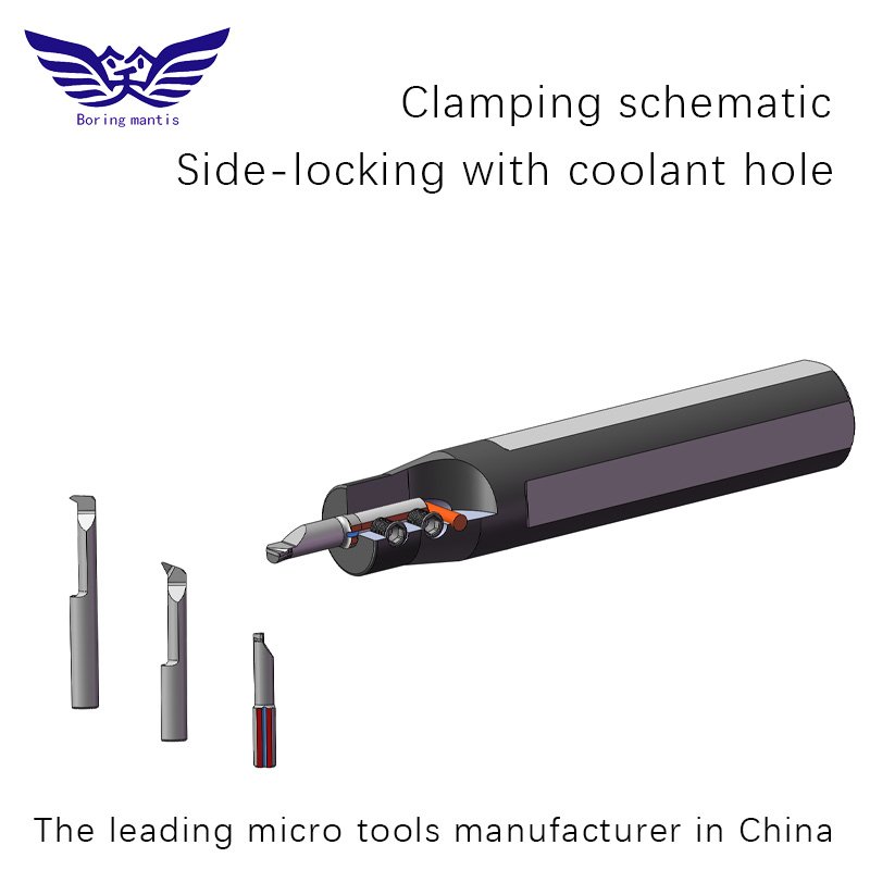 Cemented Profile Micro Boring Lathe Carbide Left Back Back-draw Bars Carbides Thread Bar Left-hand Turning Tool