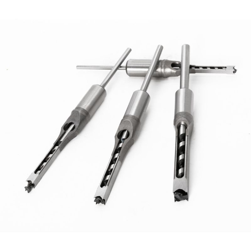 Woodworking Tools Wood Door Keyhole Opening Slotting Square Hole Drill Mortise Chisels Bit For Mortising Machine