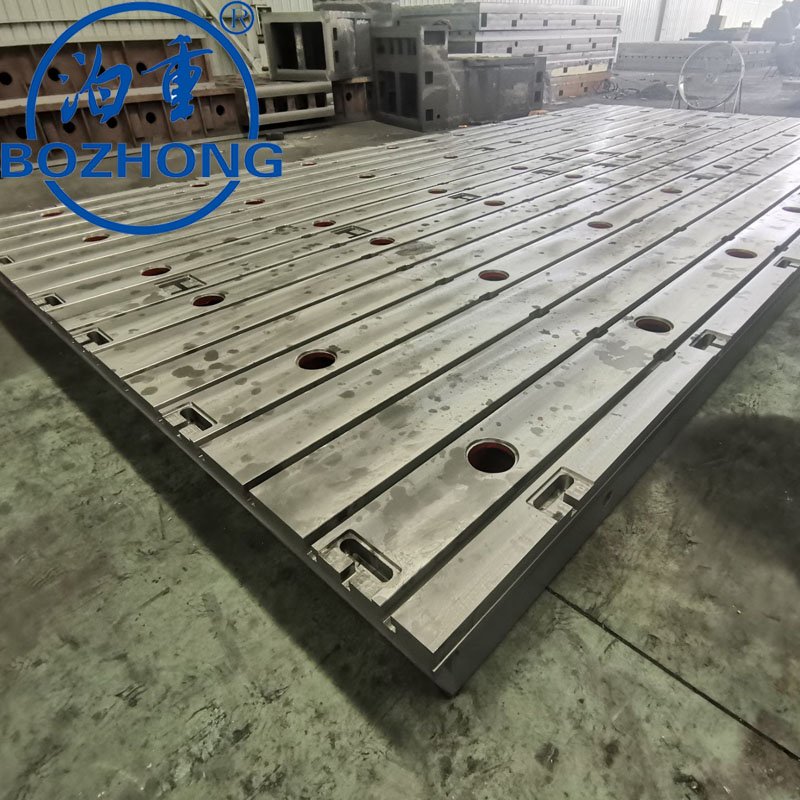 High Quality Industrial Cast Iron Boring Machine Platform with T-Slot and Holes Measuring & Gauging Tool