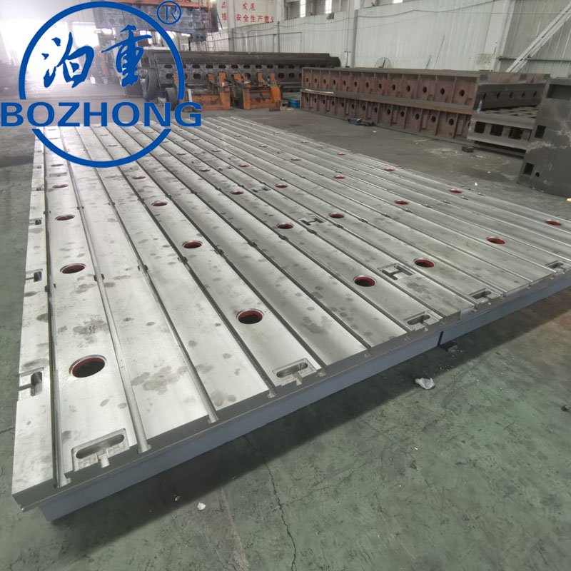 High Quality Industrial Cast Iron Boring Machine Platform with T-Slot and Holes Measuring & Gauging Tool