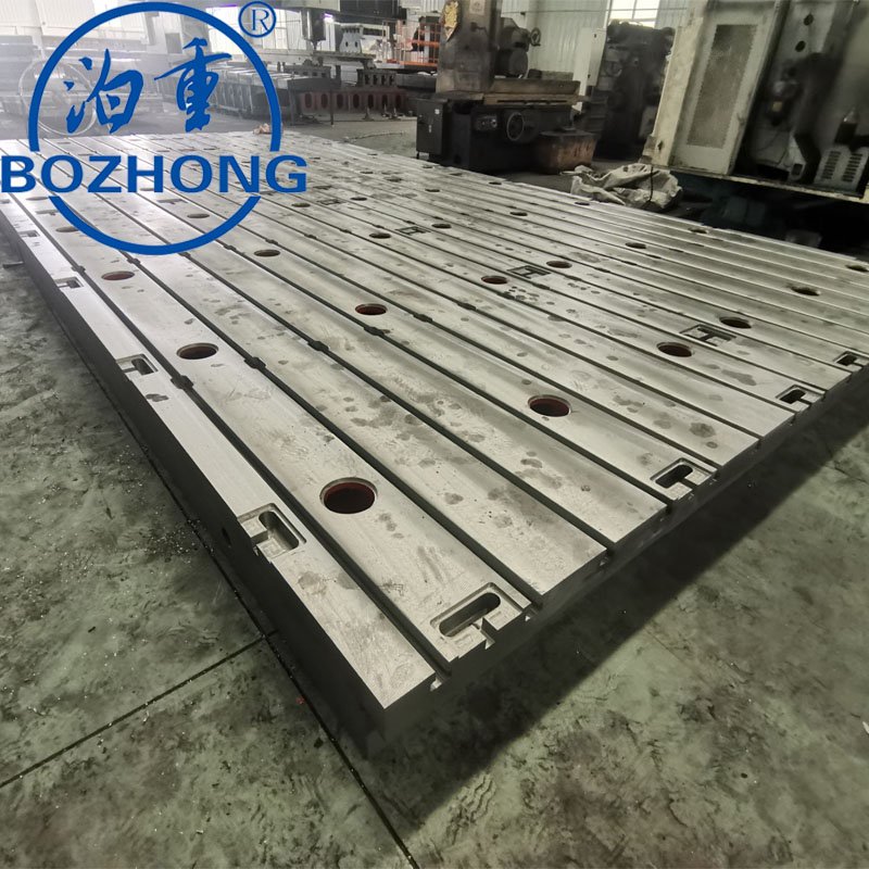 High Quality Industrial Cast Iron Boring Machine Platform with T-Slot and Holes Measuring & Gauging Tool