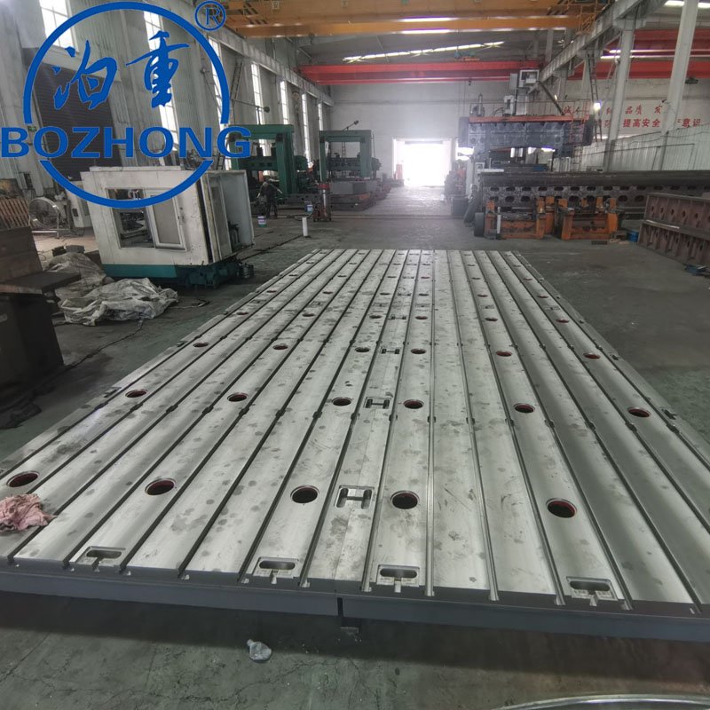 High Quality Industrial Cast Iron Boring Machine Platform with T-Slot and Holes Measuring & Gauging Tool
