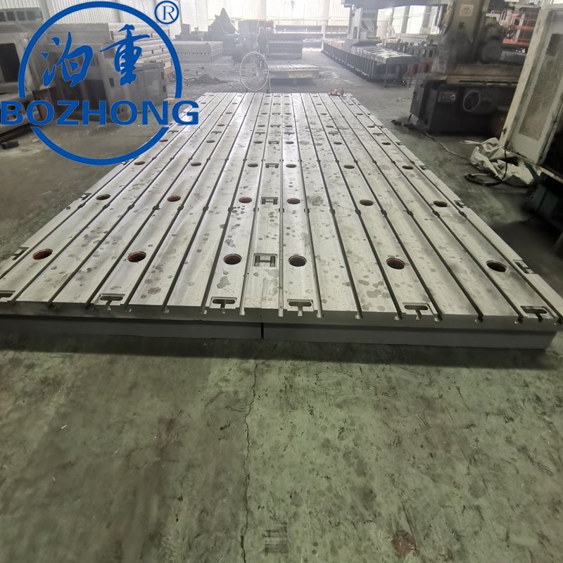 High Quality Industrial Cast Iron Boring Machine Platform with T-Slot and Holes Measuring & Gauging Tool