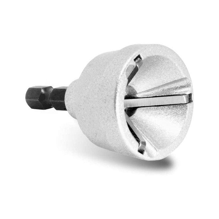 Deburring External Chamfer Drill Bit Tool Quick Release Shank Remove Burr Tools For Repairing Damaged Bolt