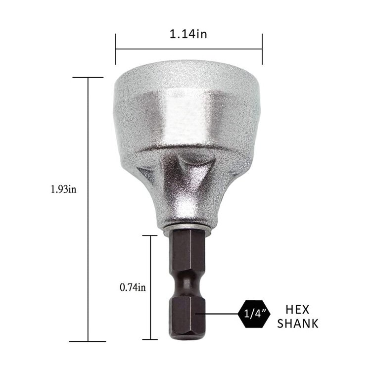 Deburring External Chamfer Drill Bit Tool Quick Release Shank Remove Burr Tools For Repairing Damaged Bolt