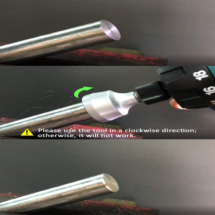 Deburring External Chamfer Drill Bit Tool Quick Release Shank Remove Burr Tools For Repairing Damaged Bolt