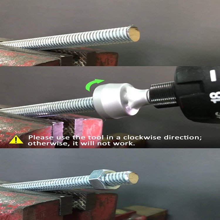 Deburring External Chamfer Drill Bit Tool Quick Release Shank Remove Burr Tools For Repairing Damaged Bolt