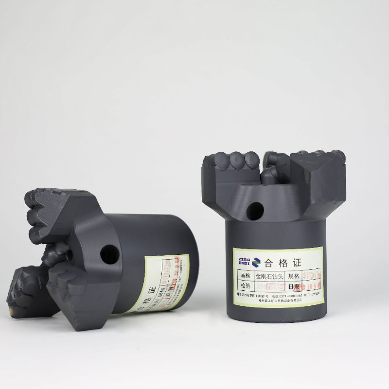 Four three wings concave PDC bits rock borehole PDC drill bit for well drilling