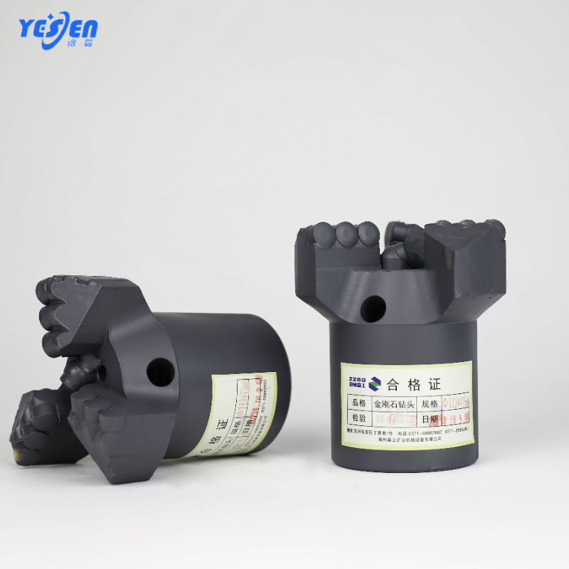 Four three wings concave PDC bits rock borehole PDC drill bit for well drilling