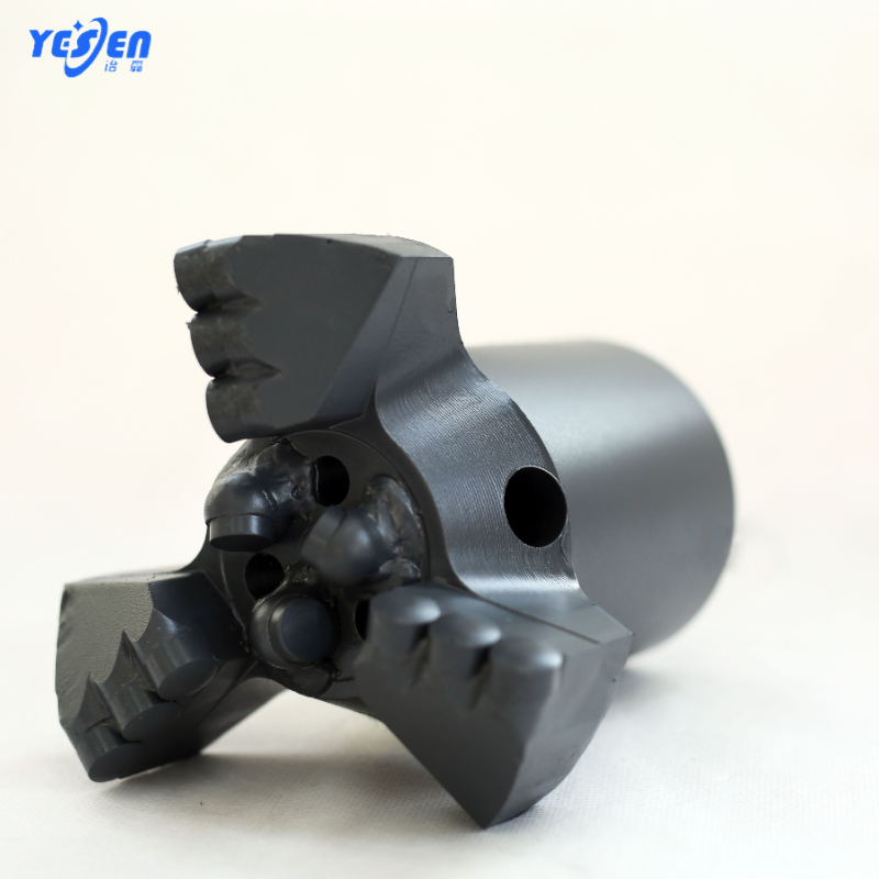 Four three wings concave PDC bits rock borehole PDC drill bit for well drilling