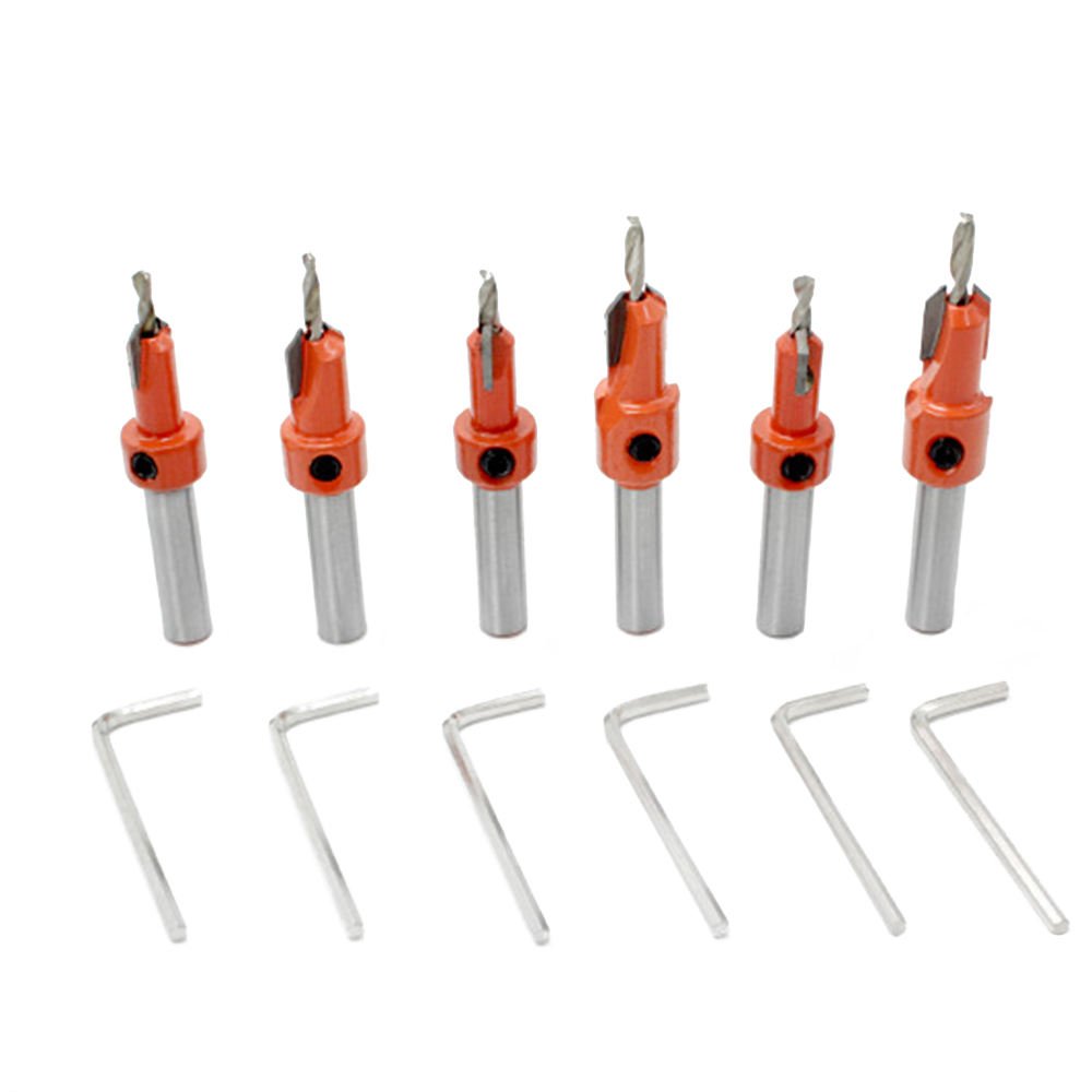 Countersink Drill Bit Screw Countersinking for Woodworking Screws Chamfering Tool