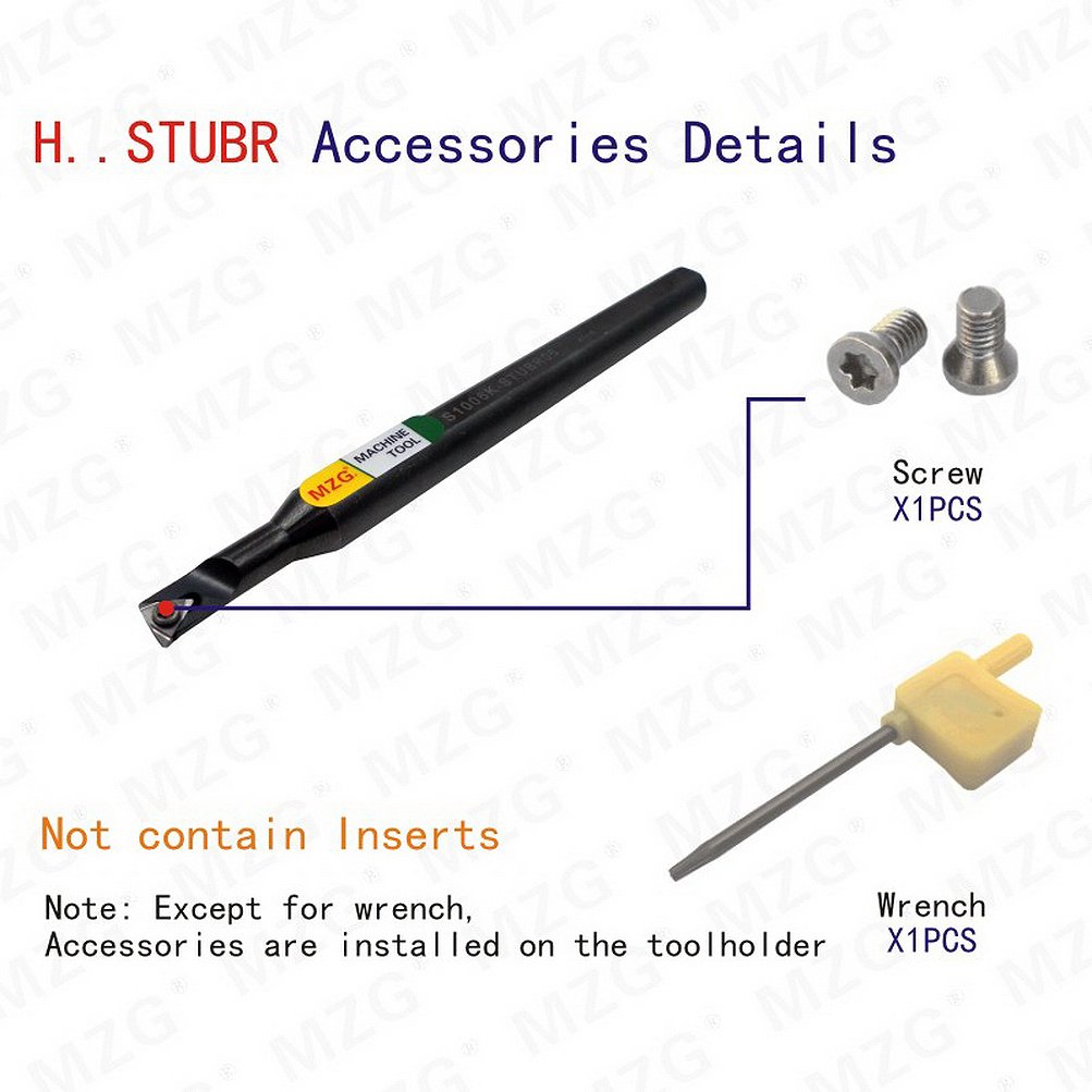 Maifix STUBR Lathe Turning Tools Cnc Internal Tool Holder High-Speed Steel Boring Bar Internal Turning Tool Holder Boring Bar