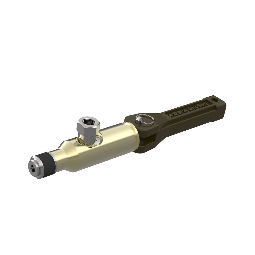 Low Pressure Assisted Sealing Internal Connection to Tubes and Bores GripSeal G25A Hand-operated Leak Test Quick Connector