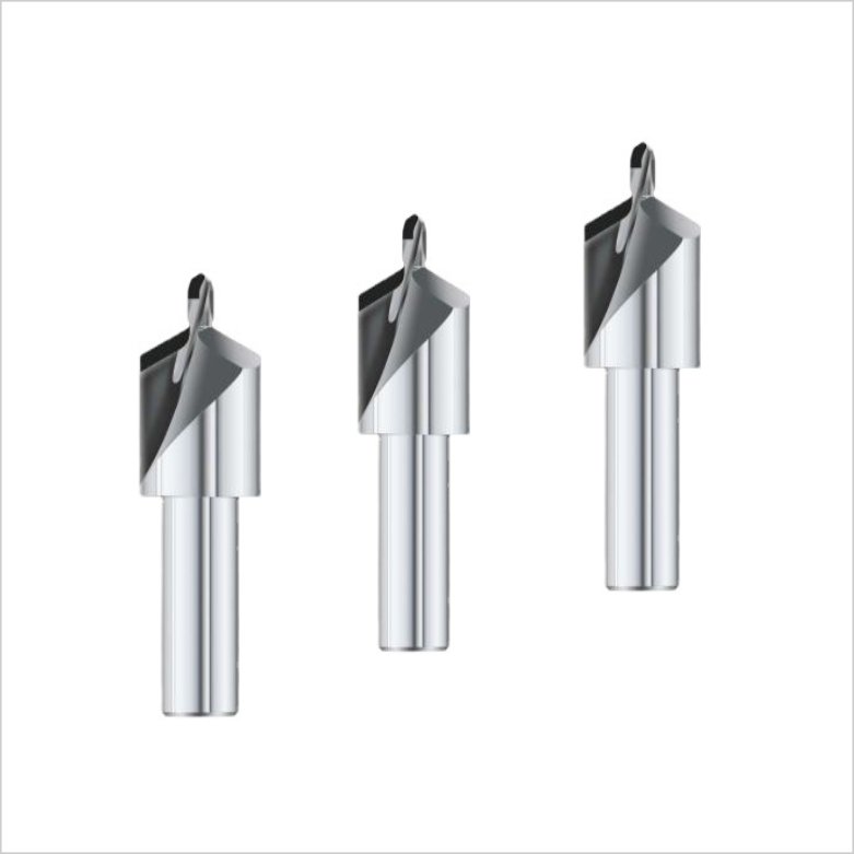 PCD step reaming drilling tool Diamond milling drill Router bit engraving cutting tool carbon glass graphite ceramic