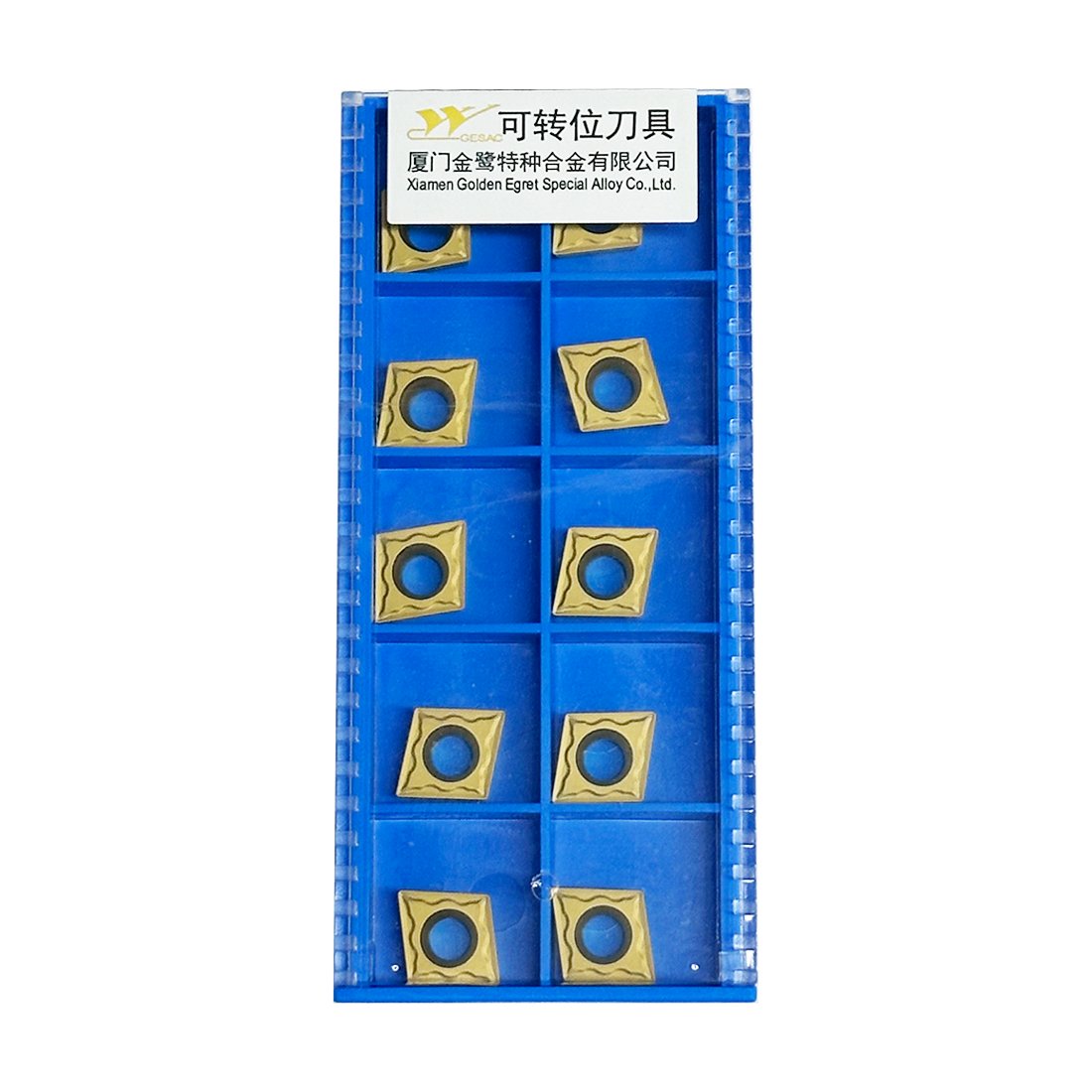 GESAC CNC Carbide Inserts coated blade for boring outer circular turning square diamond CCMT09T304-GPGP1225