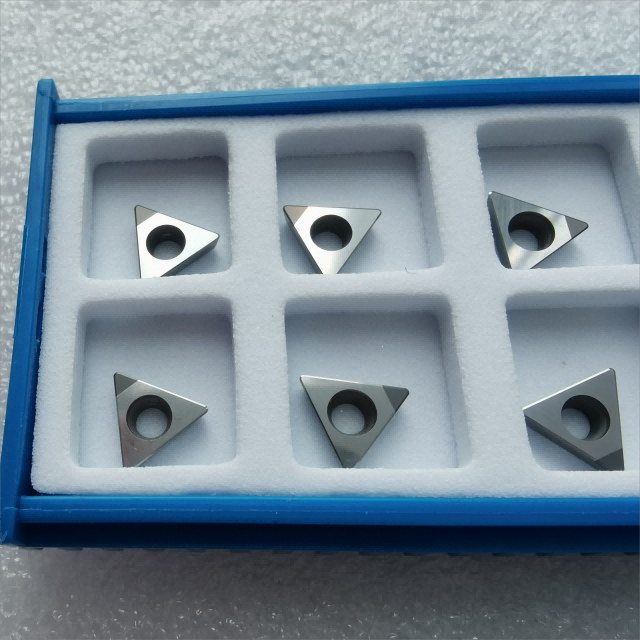 CBN Boring Insert TPGX090204-1N for boring cast iron, TPGW090204 good quality, long life