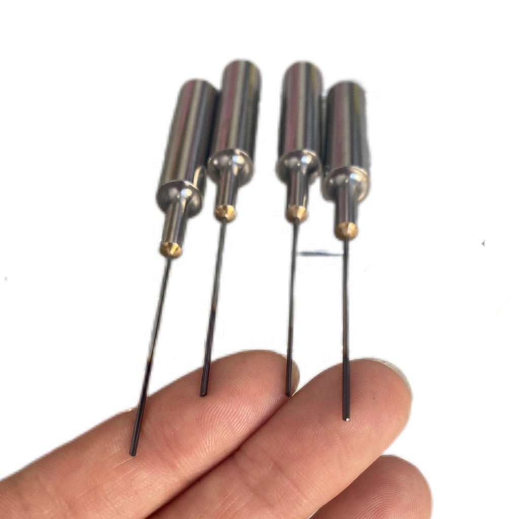 OEM HAFFMAN Handle 1-10mm Diameter Tungsten Carbide Drill Bits for CNC Deep Hole Gun Welding Internal Cooling Steel Applications