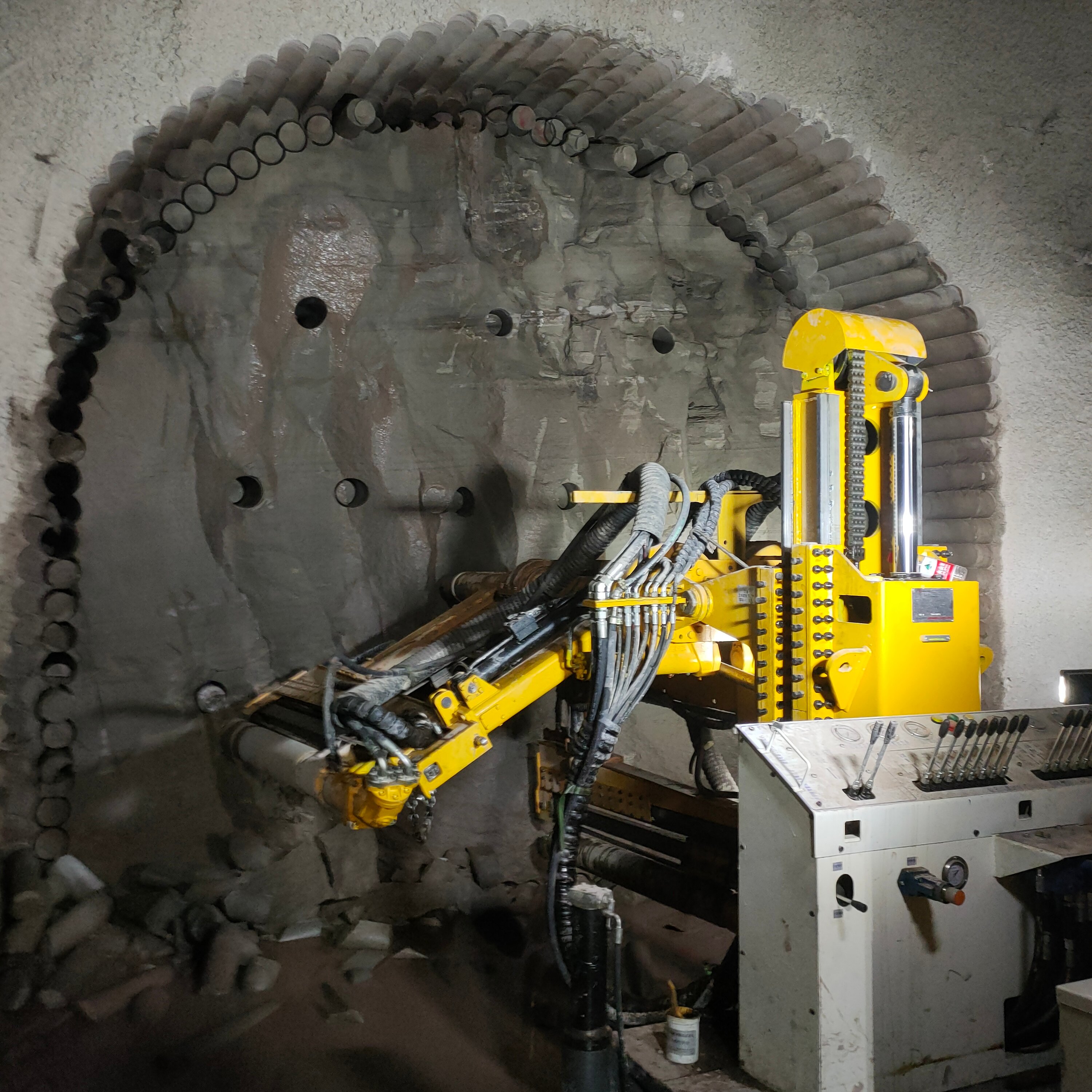 New technology three phase electric tunnel drilling machine excavator hydraulic drilling full set of equipment manufacturers