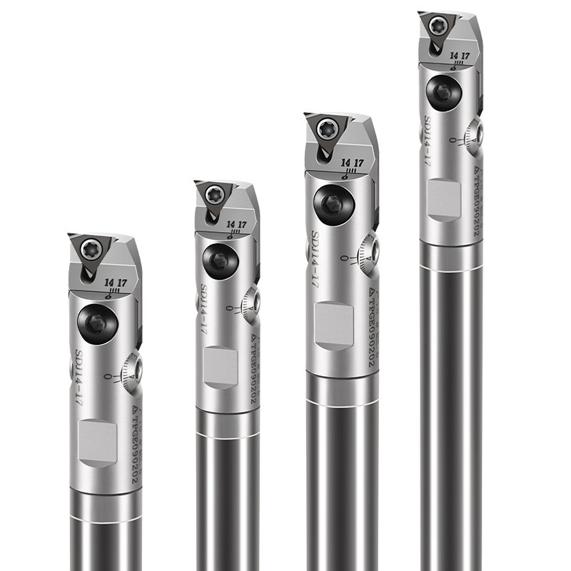 High Precision SDJ Fine Tuning Boring Head Tungsten Steel High Speed Steel Boring Bar For Deep Holes Boring Bar Tool Holder