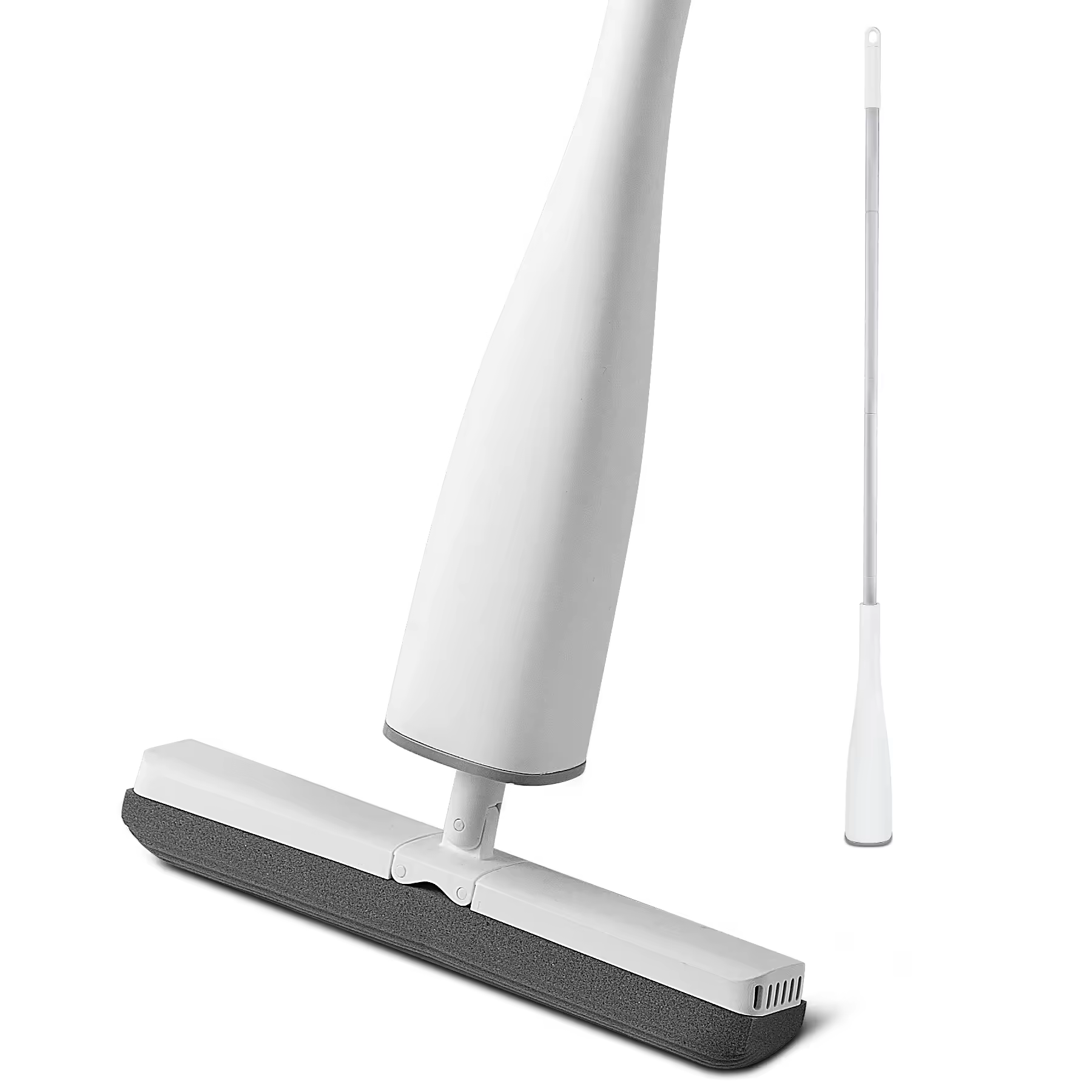 Ultra fine fiber hands-free squeezing cleaning mop with washable mop pad and lazy sponge mop