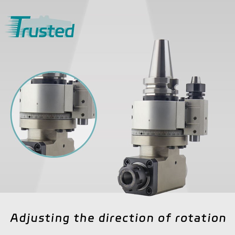 90° Angle Head CNC Milling Head Custom Ag90-Bt30 Iso Bt Cat Sk Hsk Tool Holder Max Speed 3800rpm