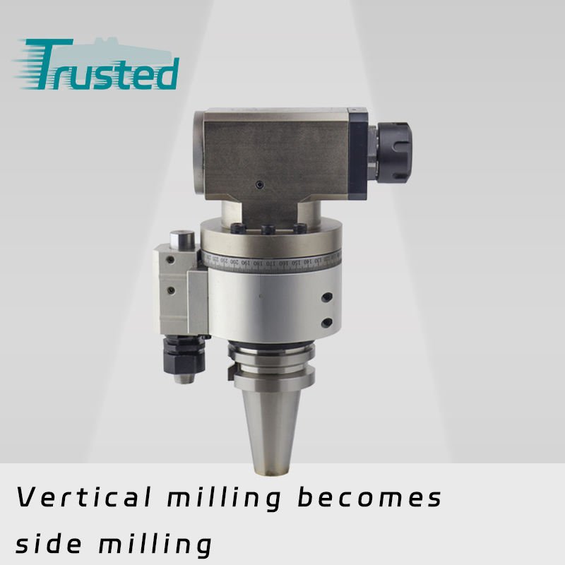 90° Angle Head CNC Milling Head Custom Ag90-Bt30 Iso Bt Cat Sk Hsk Tool Holder Max Speed 3800rpm