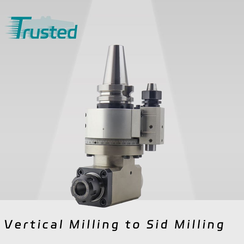 90° Angle Head CNC Milling Head Custom Ag90-Bt30 Iso Bt Cat Sk Hsk Tool Holder Max Speed 3800rpm
