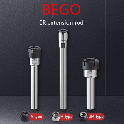 BEGO CNC Holder Accessories Straight Shank ER Extension Rod Boring Bar C16-ER11A /ER11M