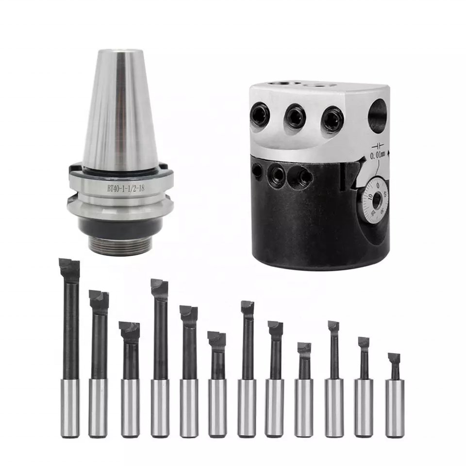 BT40-12mm-9pcs F1 rough boring heads set 12mm boring cutters with BT30 BT40 BT50 boring chuck