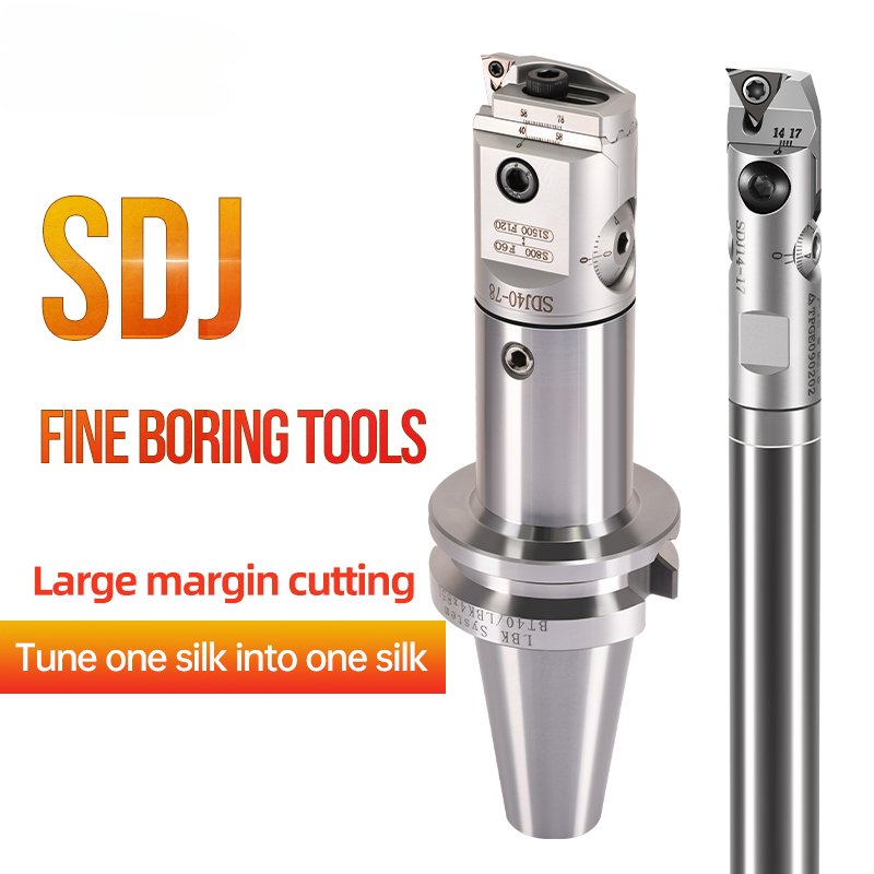 SDJ Fine Boring Head High Precision Boring Cutter For Small Hole Boring Range 8mm-160mm CNC Milling Machine Boring Tools