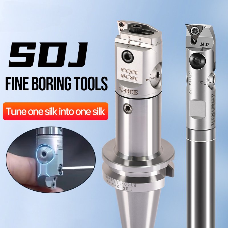 SDJ Fine Boring Head High Precision Boring Cutter For Small Hole Boring Range 8mm-160mm CNC Milling Machine Boring Tools