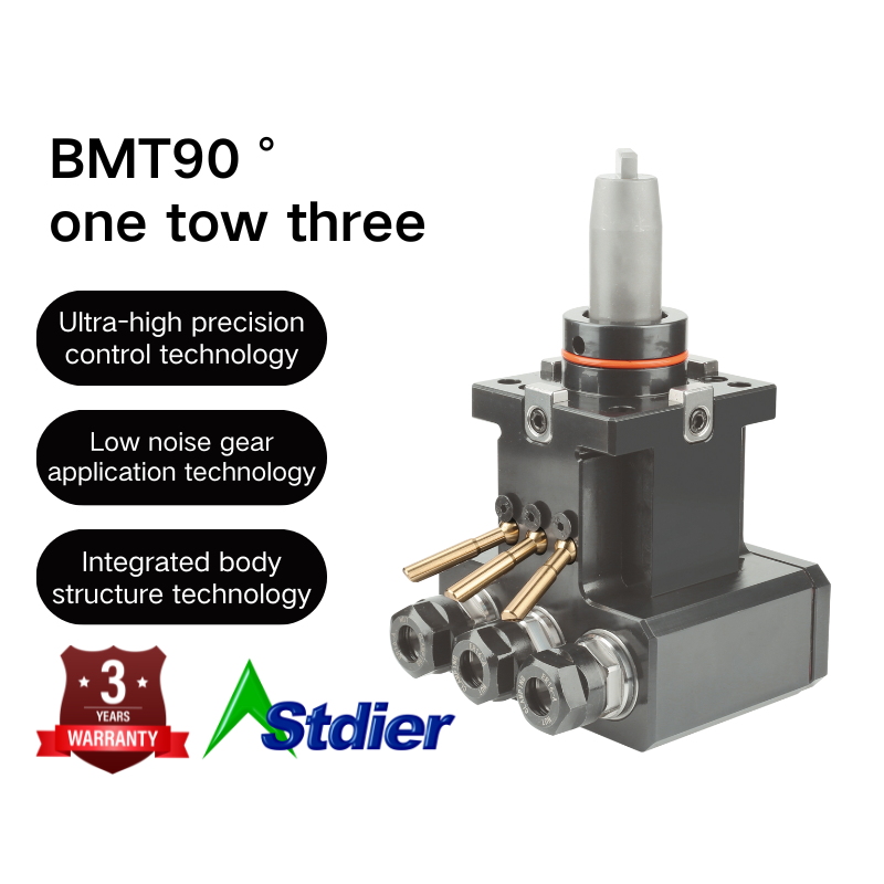 Stdier BMT40/45/55 one tow three CNC Tool Holder New Condition Collet Gear Core 90 Degree Chuck Turning Milling Lathe Boring