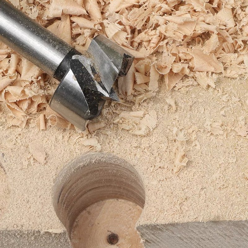 12PCS High Carbon Steel Forstner Tips Wood working Tools Hole Saw Cutter Hinge Boring Drill Bits Round Shank