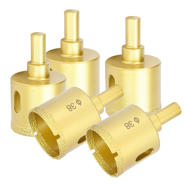 Vacuum brazed drilling core bits diamond drill bit hole saw for ceramic tile marble granite
