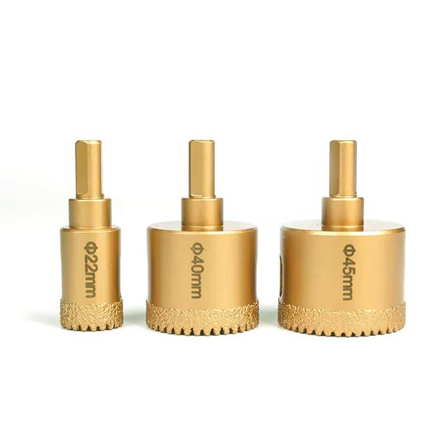 Vacuum brazed drilling core bits diamond drill bit hole saw for ceramic tile marble granite