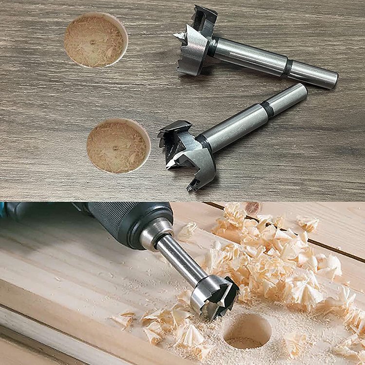 High quality Round Shank Carbon Steel Wood Boring Forstner Drill Bits Tool For Wood working