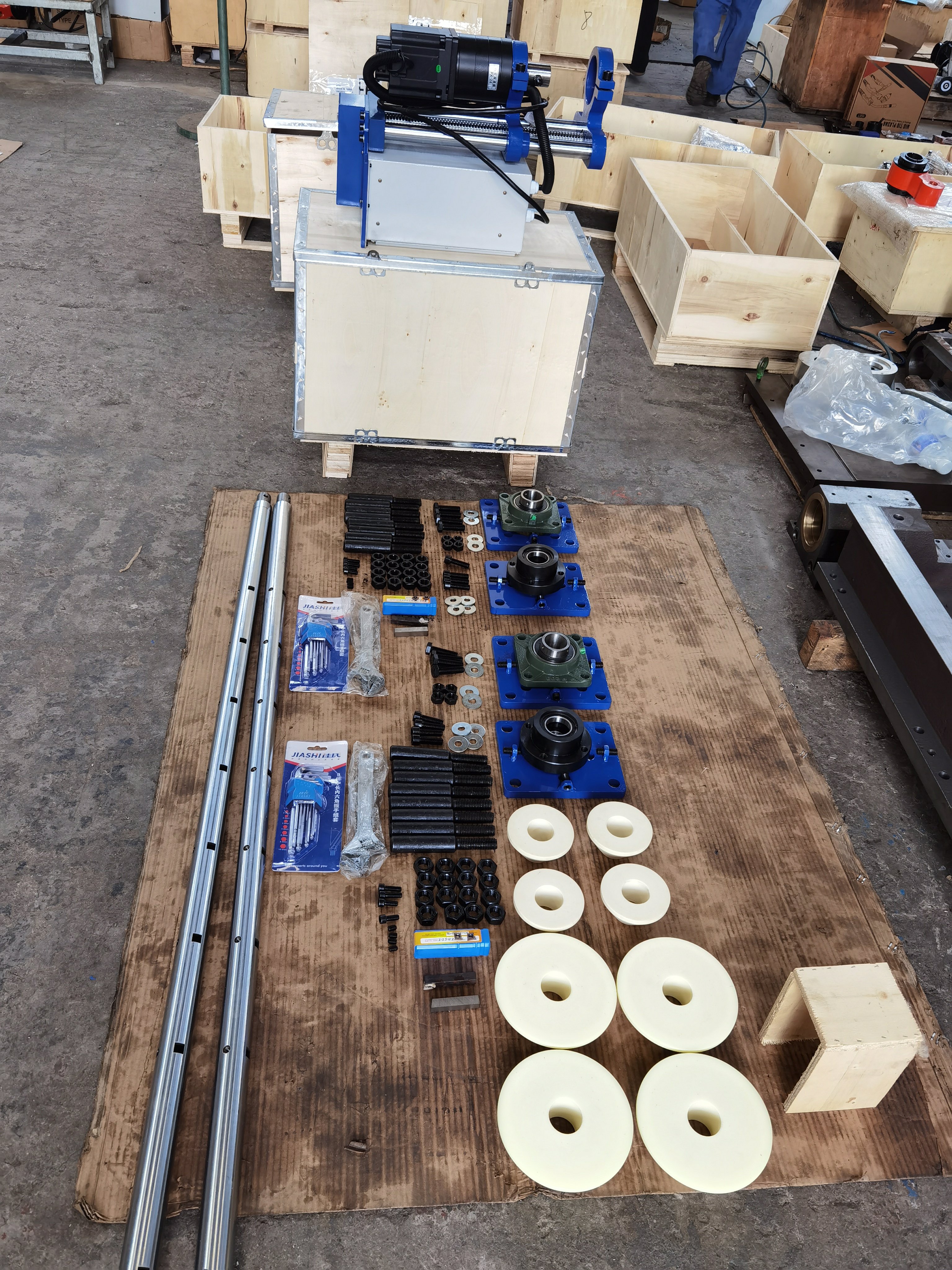 Deweiss 220V/380V Portable Boring Machine / 45-260mm Electric Line Boring and welding Machine On Sale
