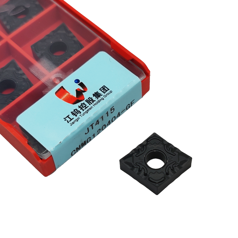 CNMG120404 adopts chemically coated hard alloy turning boring steel parts with CNC inserts that can be rotated CNMG1204