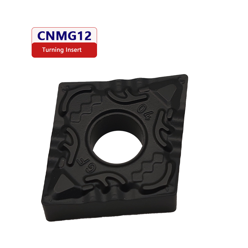 CNMG120404 adopts chemically coated hard alloy turning boring steel parts with CNC inserts that can be rotated CNMG1204