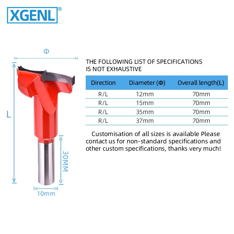 Wood Auger Bit Woodworking Drilling tool Cnc Machine Hinge boring Drill Furniture Cabinet Hole Forstner Drill Bit