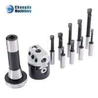 Machine Tools F1 Type 50mm Adjustable Boring Head for Milling Machine 2 inch Rough Boring Head With 9PCS Cutters boring headSet