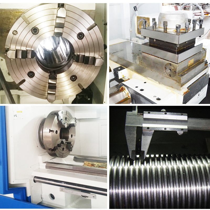 Q1325A Metal Pipe Thread Threading Lathe Machine Big Spindle Hole Bore Manual Oil Country