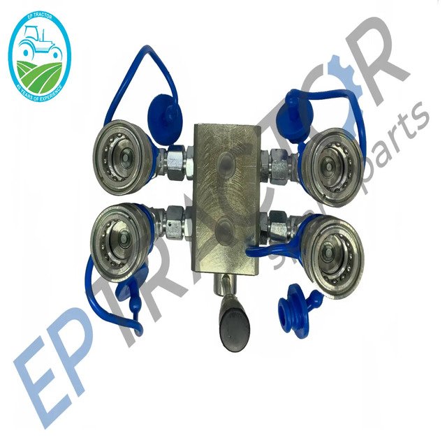 EPTRACTOR - Tractor Remote 6 Port Diverter Valve Manual, 2 into 4 Ports, High Quality Premium Product