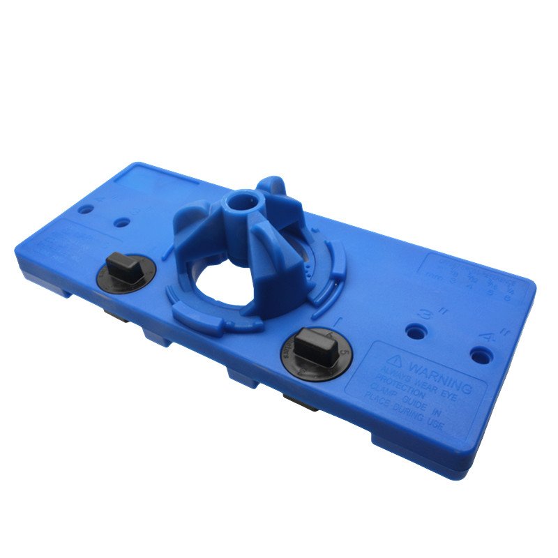 35mm Hinge Jig Boring Hole Drill Guide Locator Wood Cutter Carpenter Woodworking Tools with 2 F clips and a keyhole locator