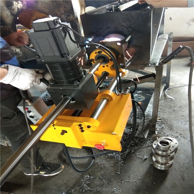 High Quality Multi-function portable line boring and welding machine NC 2 In 1 Portable Line