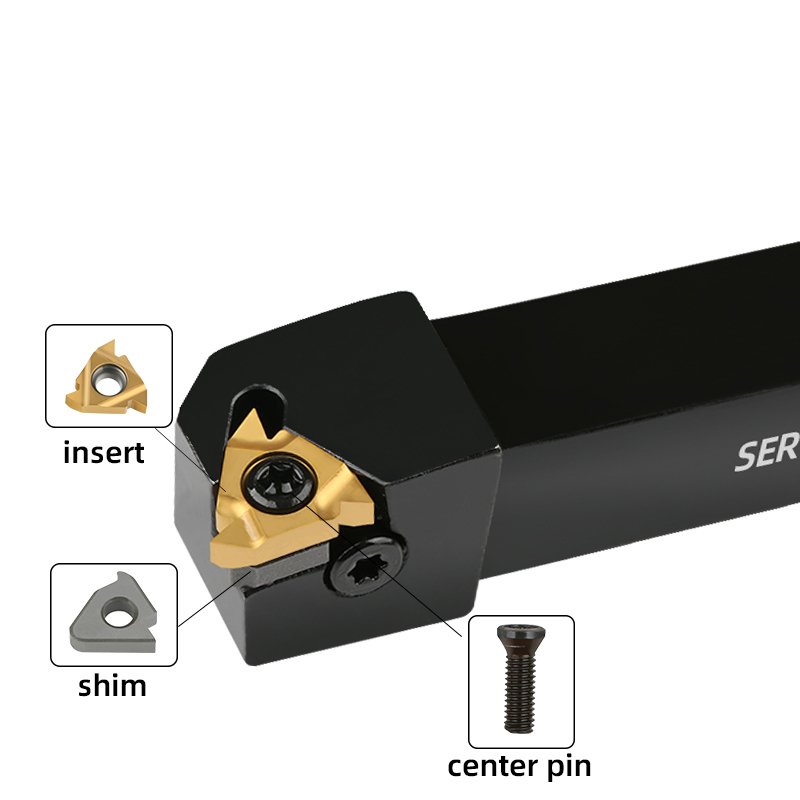 High Quality Tool Holder For Internal Boring Tools External Thread Turning Tool Holder SER2525M16