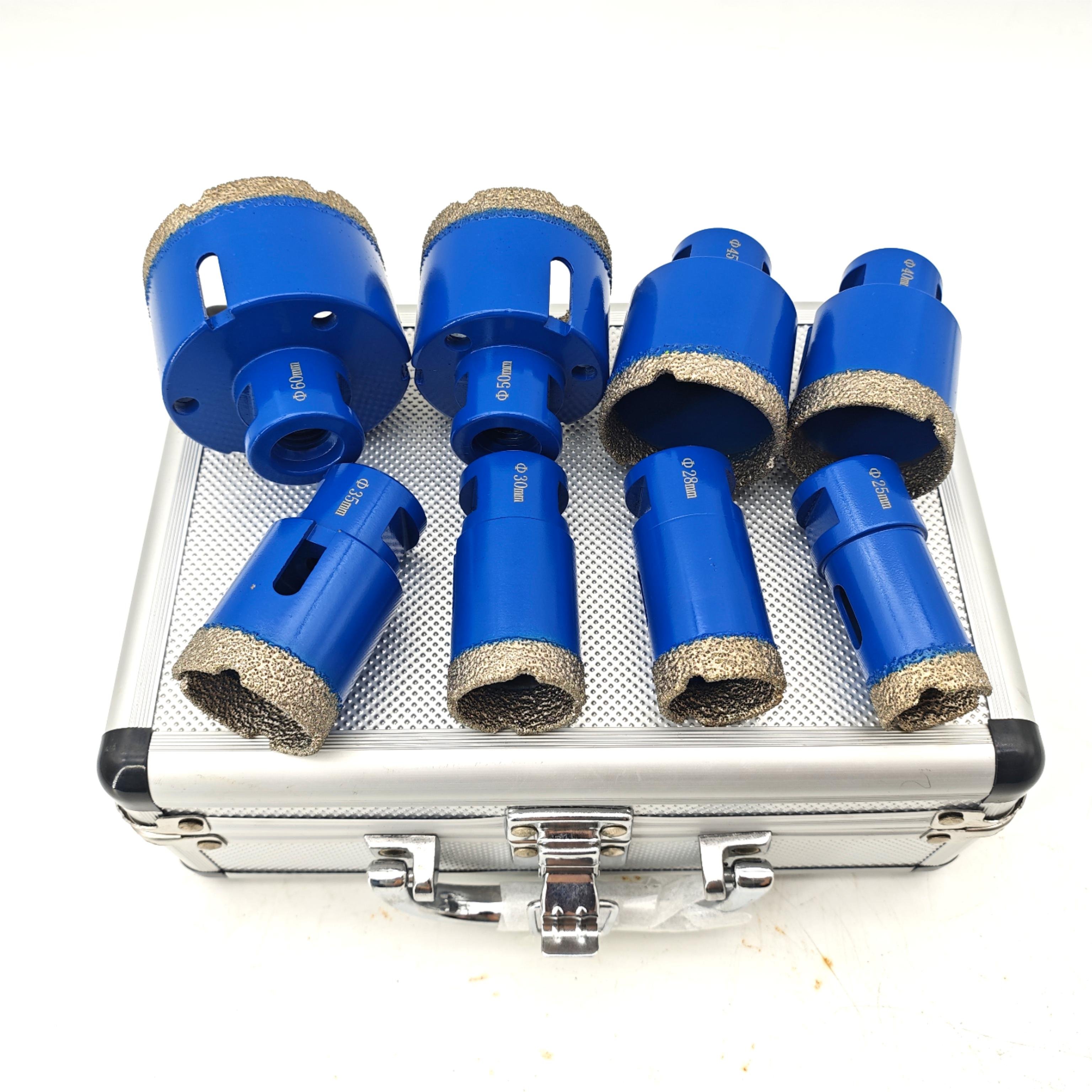 Fullux China Diamond Tool Dry Concrete Ceramic Core 6mm Crown M14 Vacuum Brazed Porcelain Tile Drill Bit